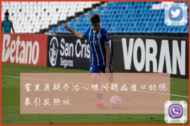 霍里质疑乔治心理问题成借口的现象引发热议